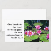 waterloperkaart bedankkaart (Voorkant / Achterkant)