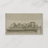 Watermachine bij Marly, c.1715 (graving) Visitekaartje (Achterkant)