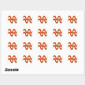 Waterman #1 ronde sticker (Vel)