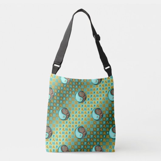 Waterman & Aard Draak Crossbody Tas (Voorkant)