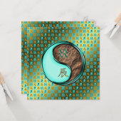 Waterman & Aarde Draak Kaart (Voorkant / Achterkant in situ)