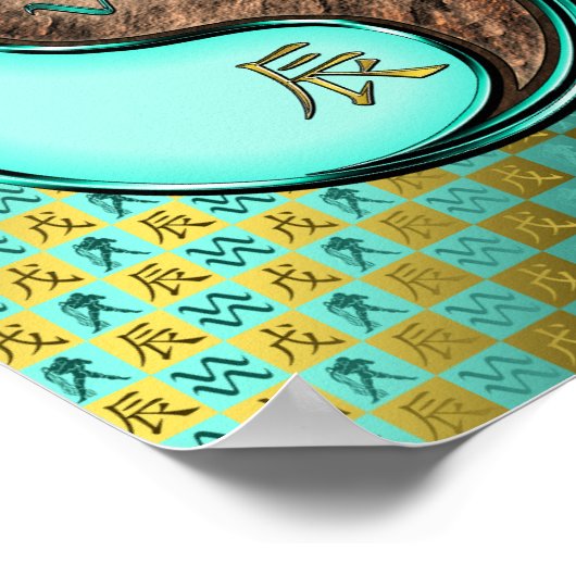 Waterman & Aarde Draak Poster (Hoek)