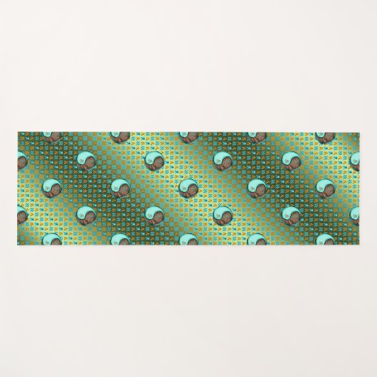 Waterman & Aarde Draak Yogamat (Voorkant (horizontaal))