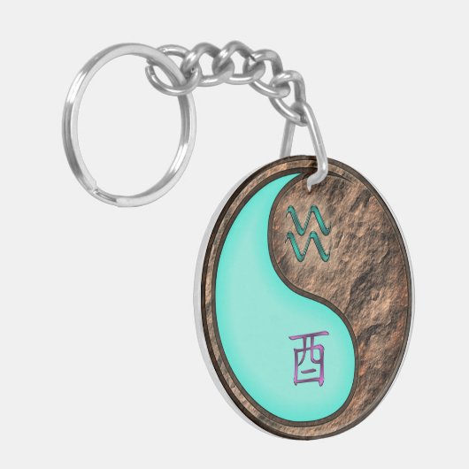 Waterman & Aarde Haan Sleutelhanger (Voorkant Links)