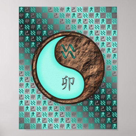 Waterman & Aarde Konijn Poster (Voorkant)