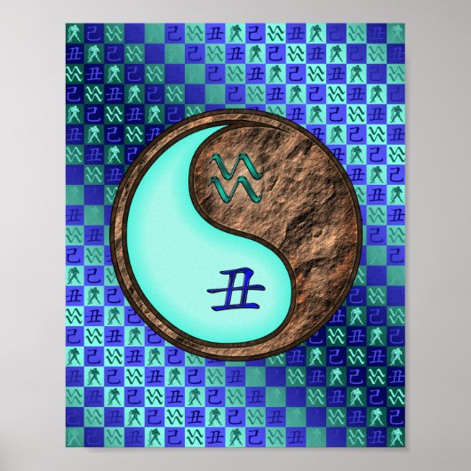 Waterman & Aarde Os Poster (Voorkant)