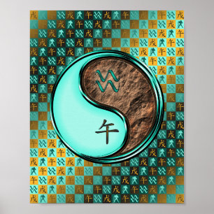 Waterman & Aarde Paard Poster