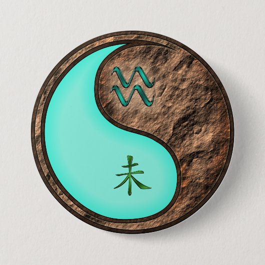 Waterman & Aardemetaal Ronde Button 7,6 Cm (Voorkant)