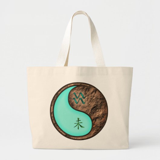 Waterman & Aardse Geit Grote Tote Bag (Voorkant)