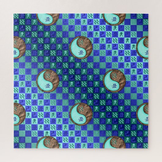 Waterman & Aardse Os Legpuzzel (Verticaal)