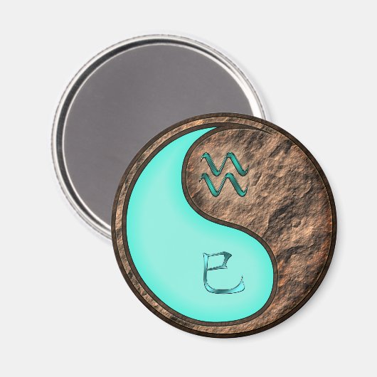 Waterman & Aardse Slang Magneet (Voorkant / Achterkant)