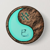 Waterman & Aardse Slang Ronde Button 7,6 Cm (Voorkant)