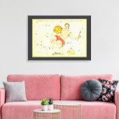 Waterman, Antieke Sterrenbeeld, Urania's Spiegel Canvas Afdruk (Insitu (Woonkamer))