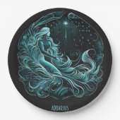 Waterman Astrologie ster ontworpen Papieren Bordje (Voorkant)