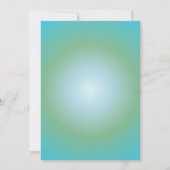 Waterman Aura Gradient Zodiac, Blauw Groen Gradien Feestdagenkaart (Voorkant)