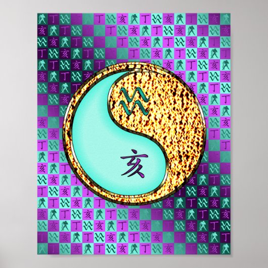 Waterman & Brandweerzwijn Poster (Voorkant)