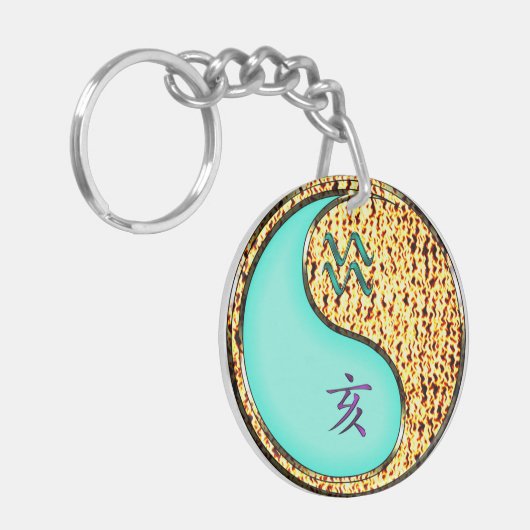 Waterman & Brandweerzwijn Sleutelhanger (Voorkant Links)