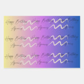 Waterman Colorstrology Verjaardag Inpakpapier Vel (Voorkant 2)