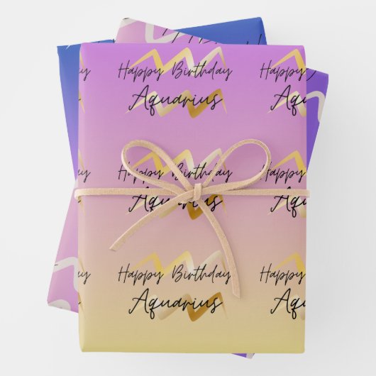 Waterman Colorstrology Verjaardag Inpakpapier Vel (In situ)