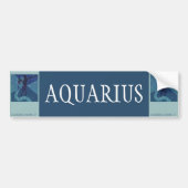 Waterman Constellatie,  Zodiac Astrologie Bumpersticker (Voorkant)