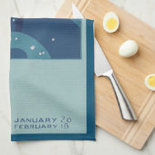 Waterman Constellatie, Zodiac Astrologie Theedoek (Quarter Fold)