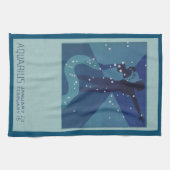 Waterman Constellatie, Zodiac Astrologie Theedoek (Horizontaal)