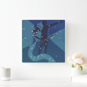 Waterman Constellatie, Zodiac Astrologie Vierkante Klok (Huis)
