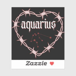 Waterman Constellation Gothic Barbed Wire Design Sticker