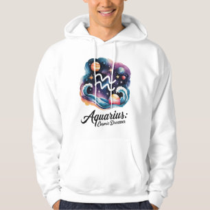 Waterman Cosmic Dreamer Waterverf sterrenbeeld Hoodie