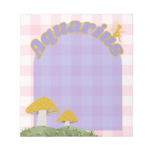 Waterman Cottagecore Whimsical Fairy Mushroom Art Notitieblok