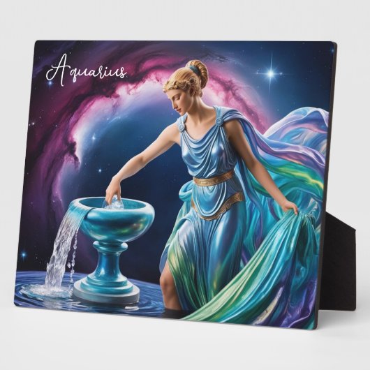 Waterman, de godin van het water 8x10 fotoplaat (Zijkant)