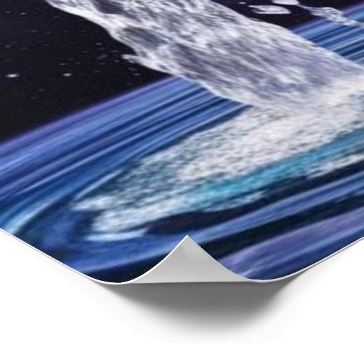 Waterman, de godin van het water poster (Hoek)