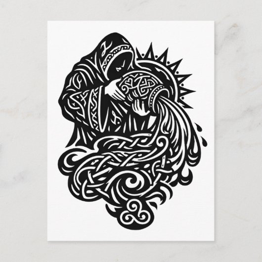 Waterman — De Waterdrager door BurnsInHell Briefkaart (Voorkant)