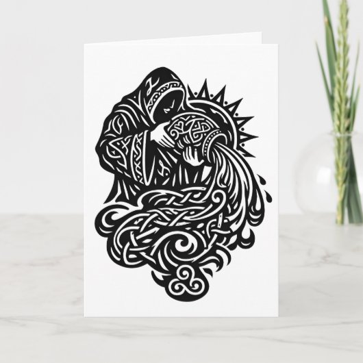 Waterman — De Waterdrager door BurnsInHell Kaart (Voorkant)