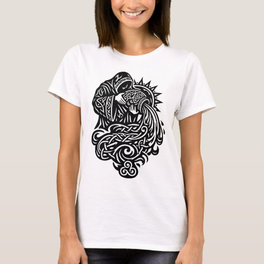 Waterman — De Waterdrager door BurnsInHell T-shirt (Voorkant)