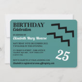 Waterman, de waterdrager, verjaardag van de dieren kaart (Voorkant)