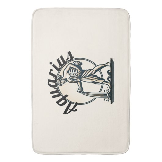 Waterman de Waterdrager  Zodiac Badmat (Voorkant Verticaal)