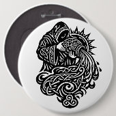 Waterman — De Waterman door BurnsInHell Ronde Button 6,0 Cm (Voorkant /achterkant)