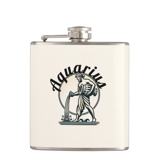 Waterman de Waterman Oude Zodiak Heupfles (Voorkant)