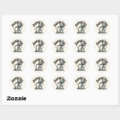 Waterman de Waterman Oude Zodiak Ronde Sticker (Vel)