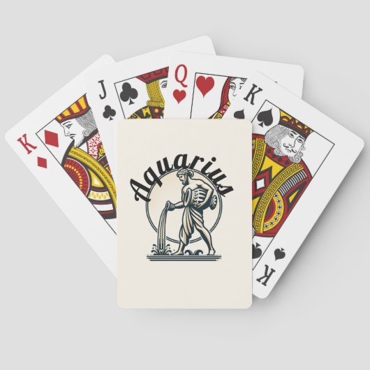 Waterman de Waterman Sterrenbeeld Zodiac Pokerkaarten (Achterkant)