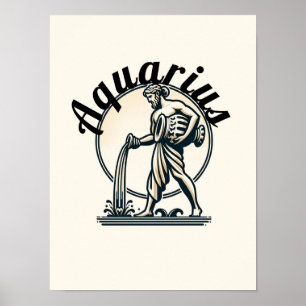 Waterman de Waterman Vintage Zodiac Poster