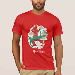 Waterman Dierenriem Artistiek Symbool T-Shirt - Op