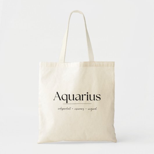 Waterman Dierenriem Boodschappentas Tote Bag (Voorkant)