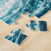 Waterman Dierenriem met Drie-tand Krijger in Storm Legpuzzel (Zijkant)