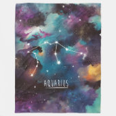 Waterman Dierenriem sterren -Fleece Deken (Voorkant)