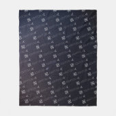 Waterman Dierenriem Teken Naam Constellatie Astrol Fleece Deken (Voorkant)