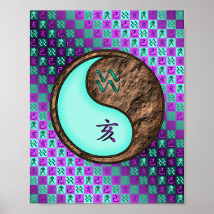 Waterman & Earth Boar Poster