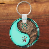 Waterman en aarde tijger sleutelhanger (Voorkant)