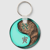 Waterman en aarde tijger sleutelhanger (Achterkant)